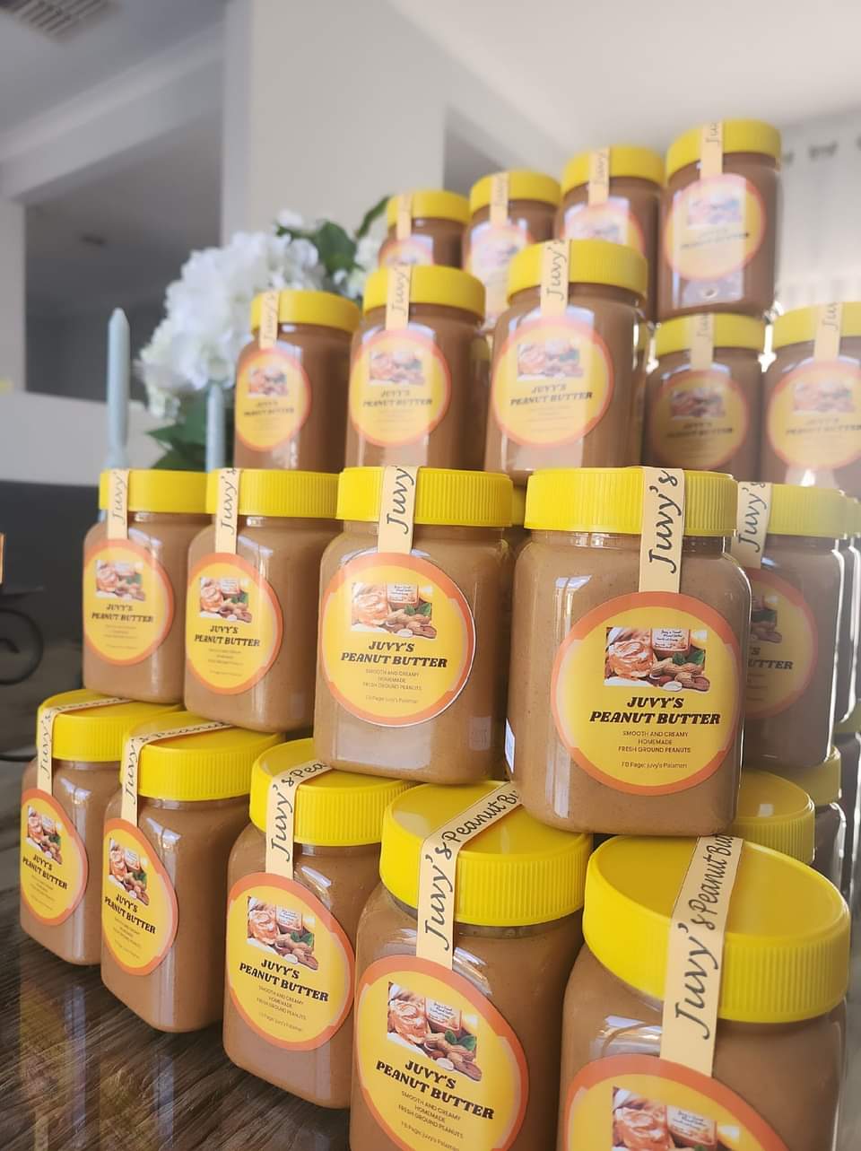 Juvy's CREAMY RUNNY Toasted Peanut Butter Spread 400g