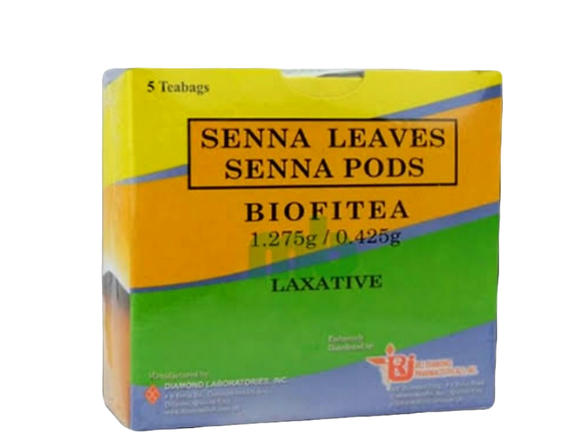 BIOFITEA Senna Leaves Senna Pods 5 Teabags TRIAL PACK