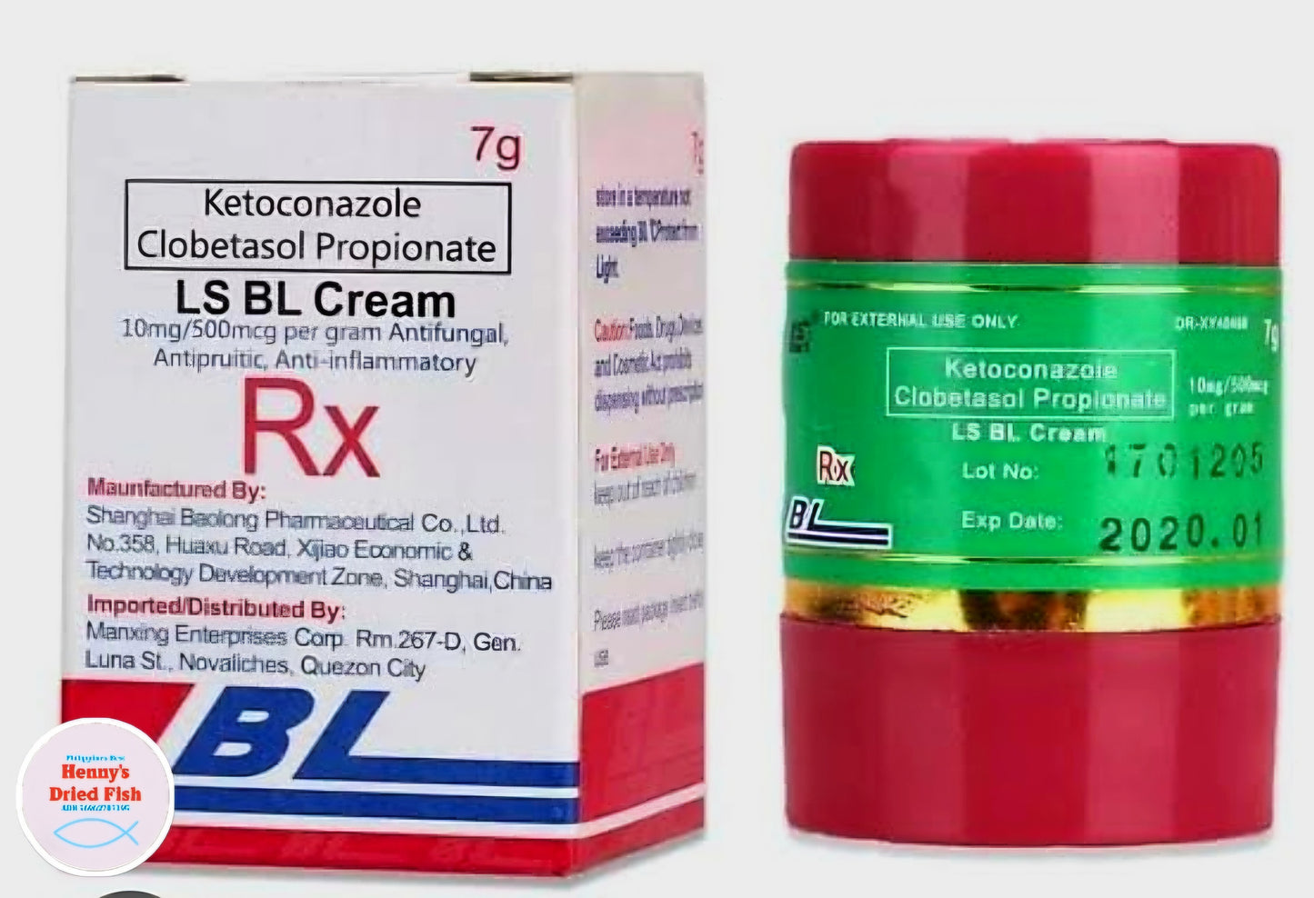 BL CREAM Anti-Bacterial Cream 7g (1-Piece)
