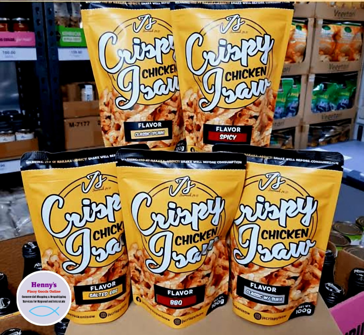 J's Crispy Isaw PLAIN with SUKA 100g