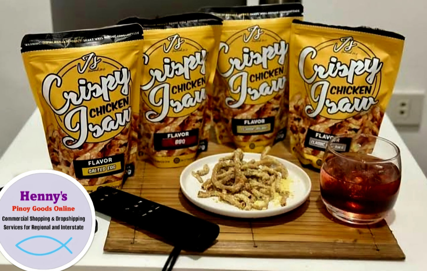 J's Crispy Isaw SALTED EGG 100g