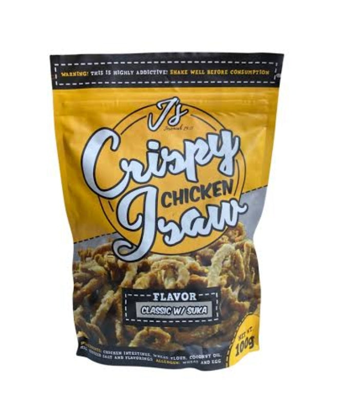 J's Crispy Isaw PLAIN with SUKA 100g