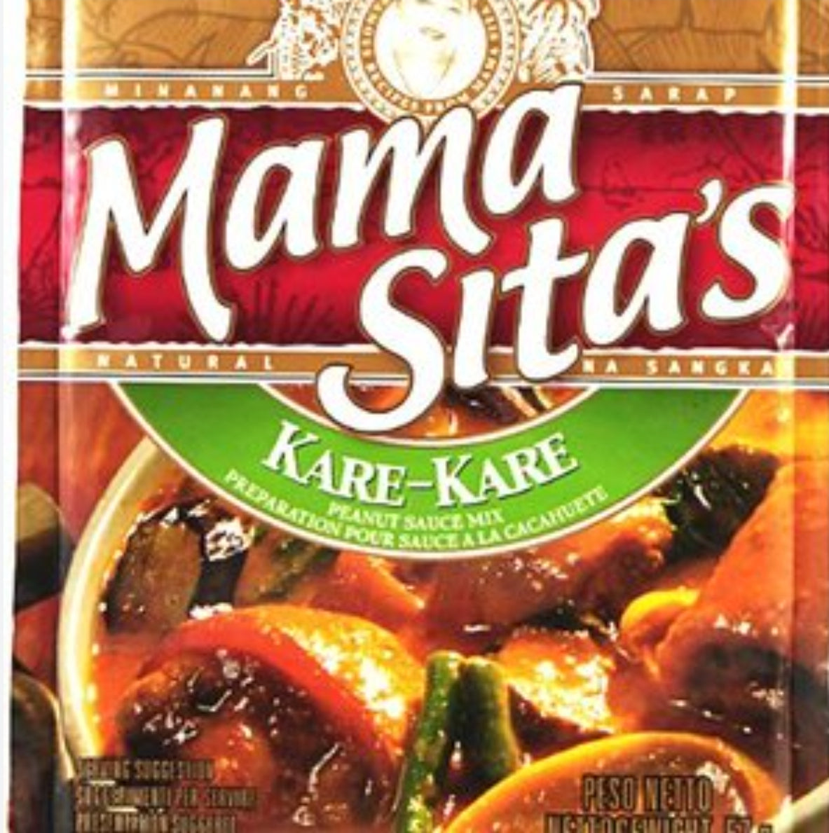 Mama Sita's KARE-KARE SAUCE Mix 57g