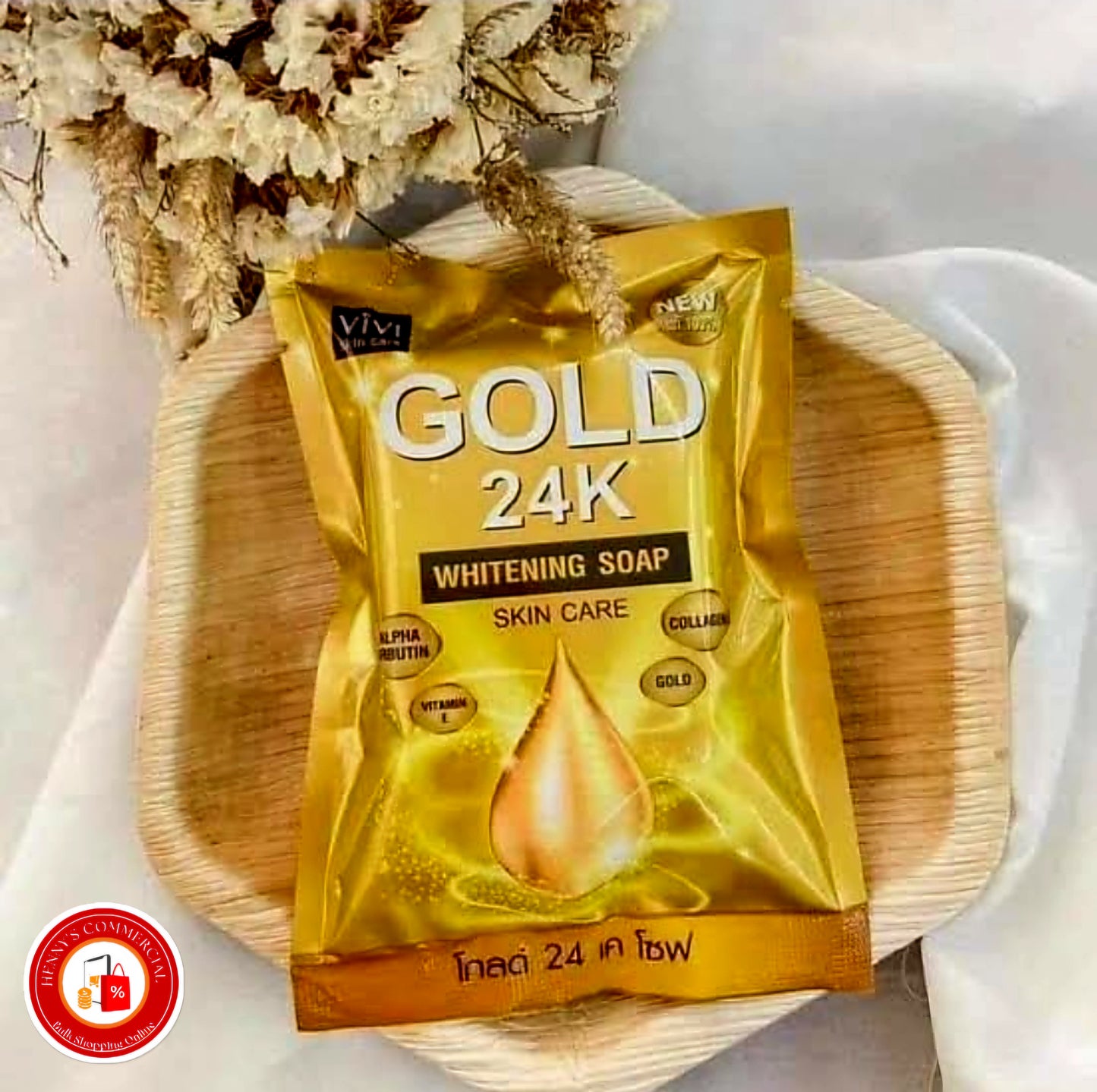 GOLD 24K Whitening Soap 80g (THAILAND)