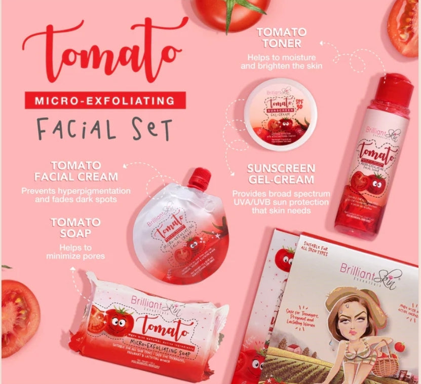 Brilliant TOMATO Micro-Exfoliating Facial Set