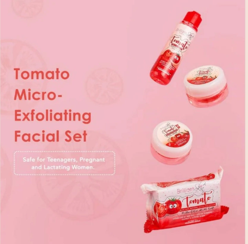 Brilliant TOMATO Micro-Exfoliating Facial Set