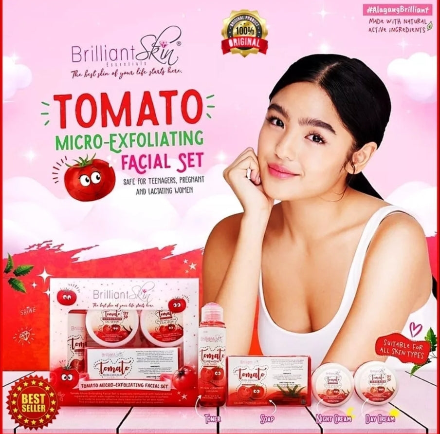 Brilliant TOMATO Micro-Exfoliating Facial Set