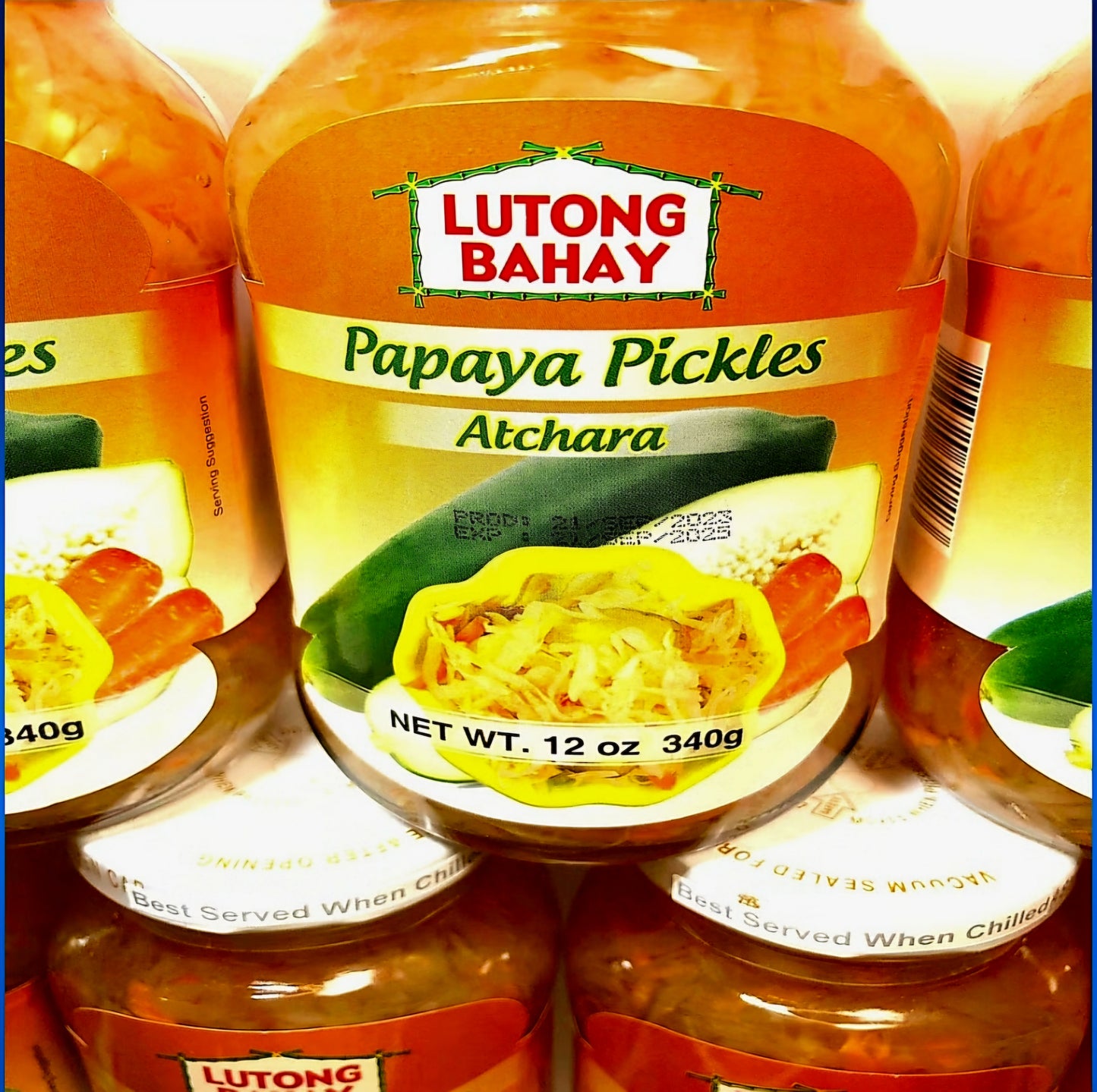 ‼️PROMO‼️Lutong Bahay ATCHARA (Papaya Pickles) 340g BBD: DECEMBER2026 (OVERSTOCK!)