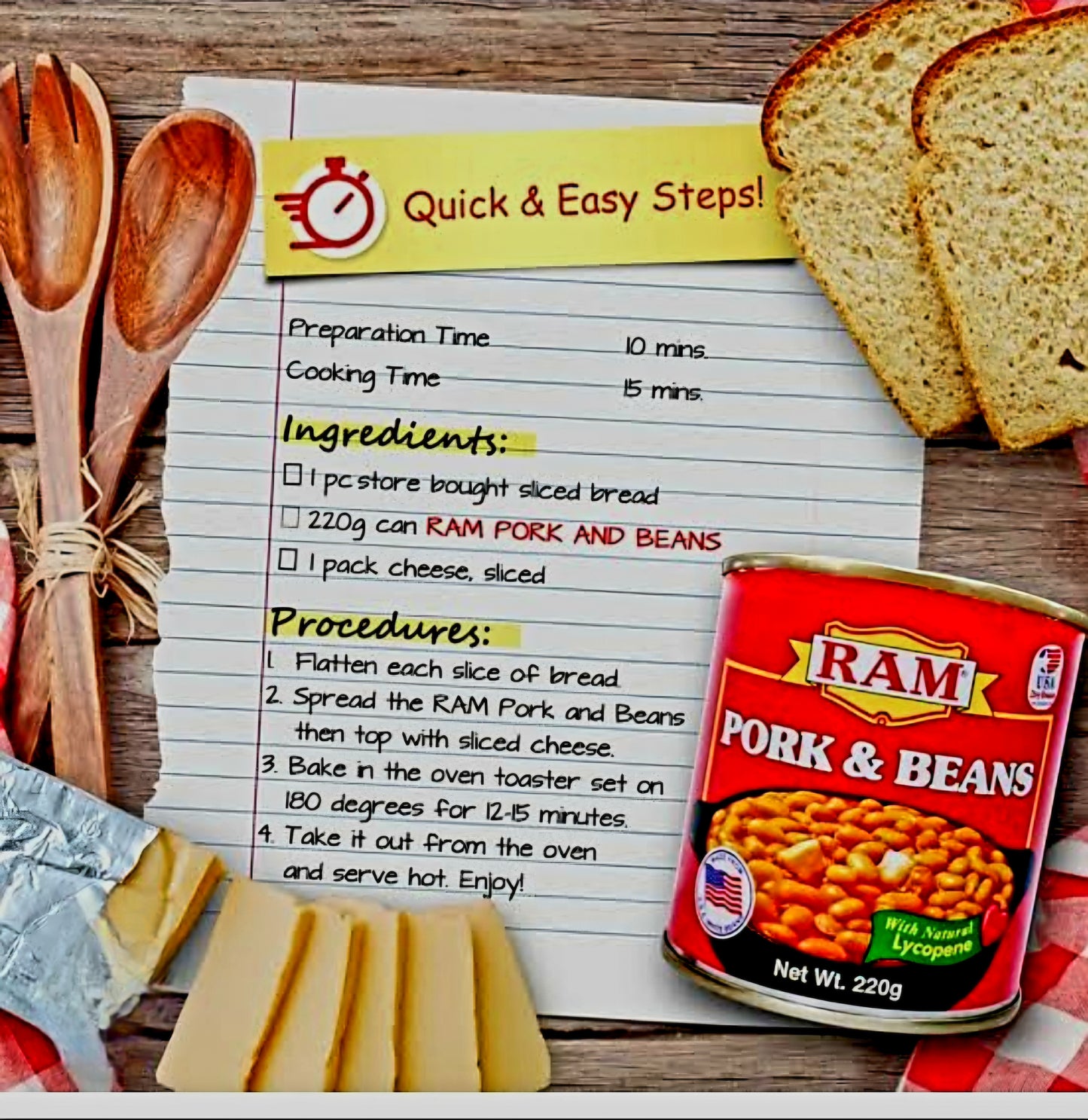 ‼️PROMO‼️RAM Pork & Beans in Can 390g BBD: DECEMBER2026 (OVERSTOCK!)