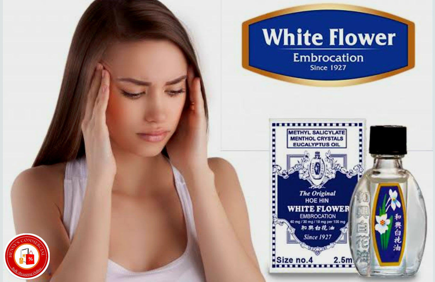 White Flower Embrocation Eucalyptus Oil 2.5ml