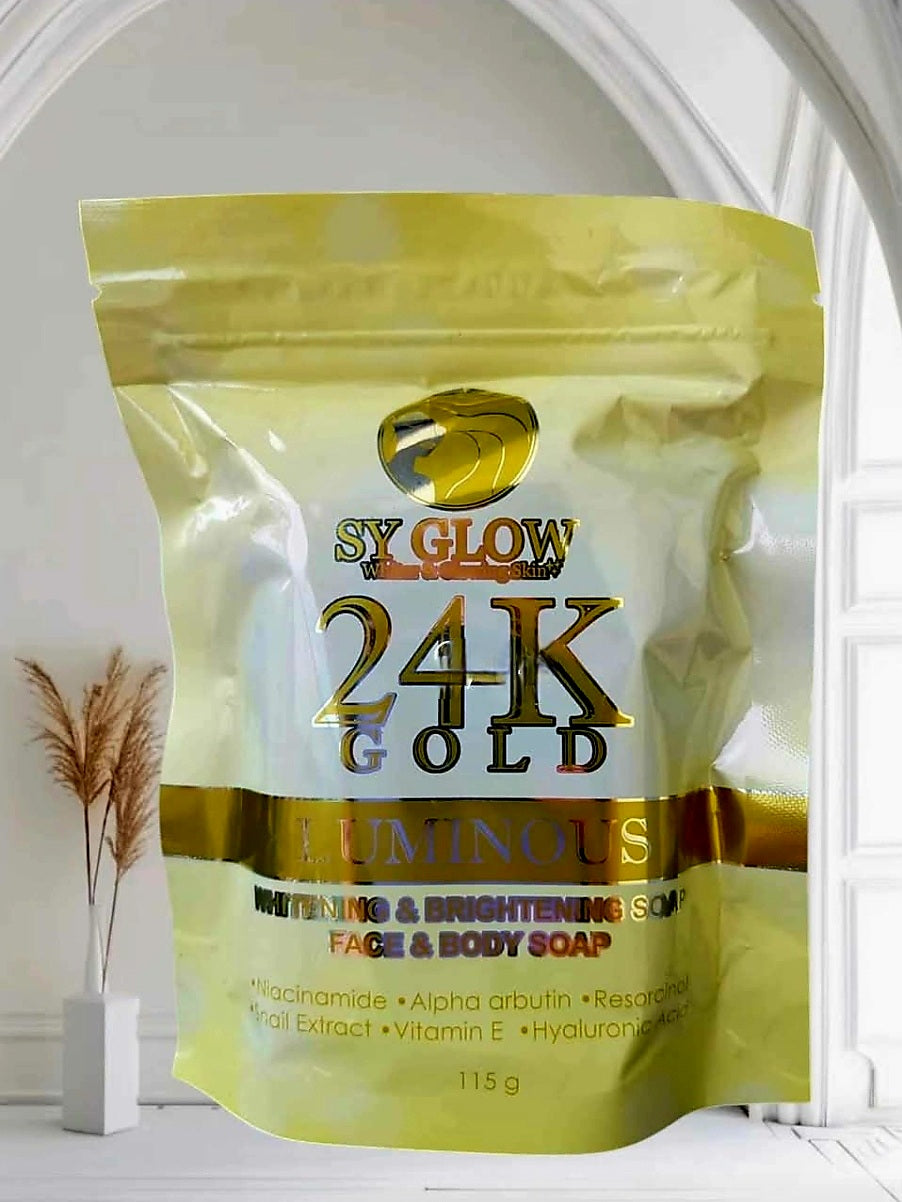 SY GLOW 24K Gold LUMINOUS Soap 115g