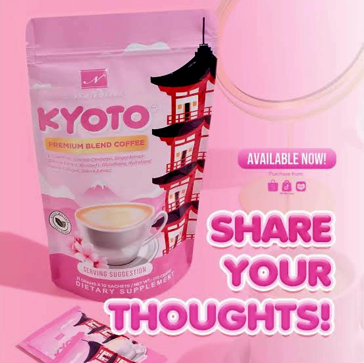 KYOTO Premium Blend Slimming Coffee 21g×10sachets