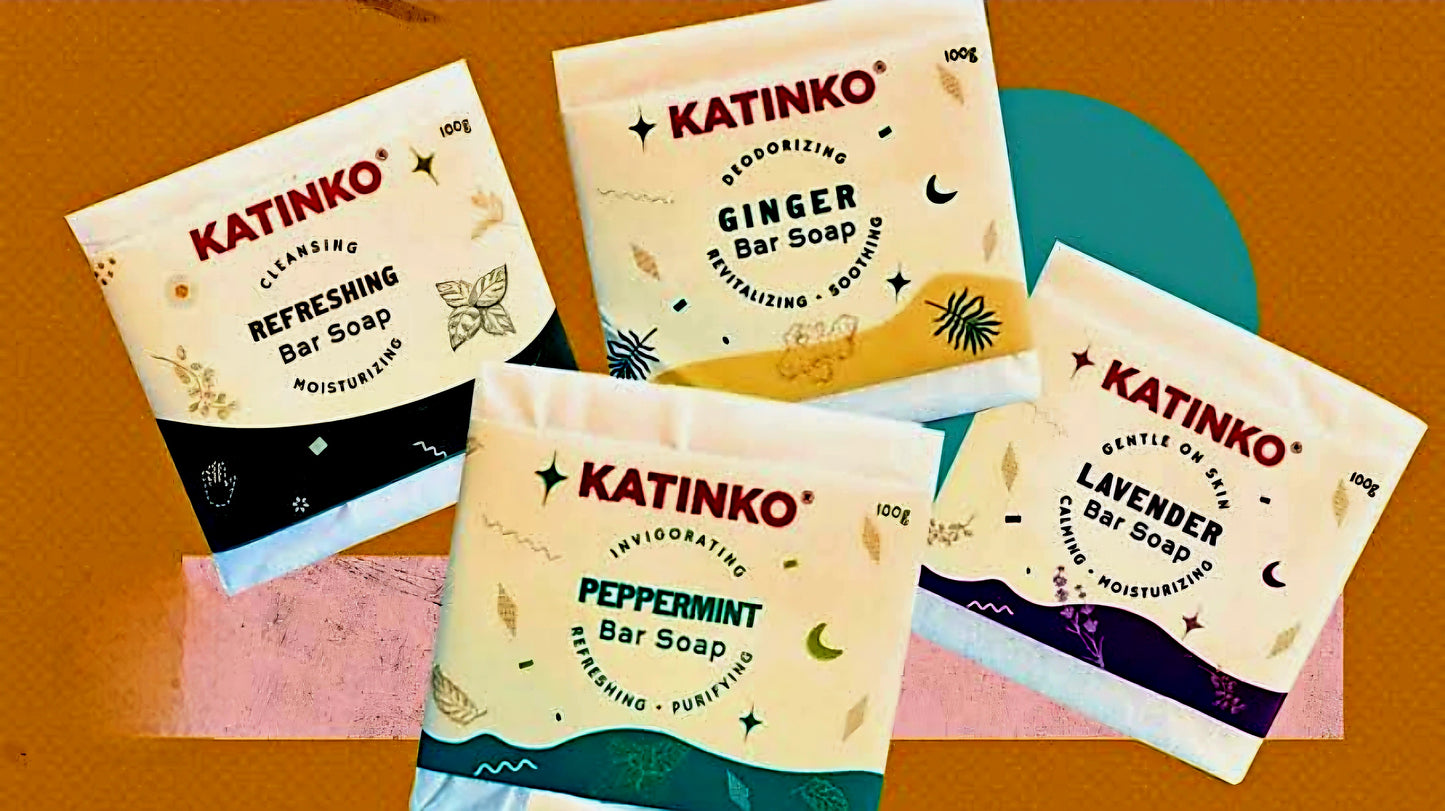 Katinko REFRESHING Bar Soap 100g (CLEANSING & MOISTURIZING)
