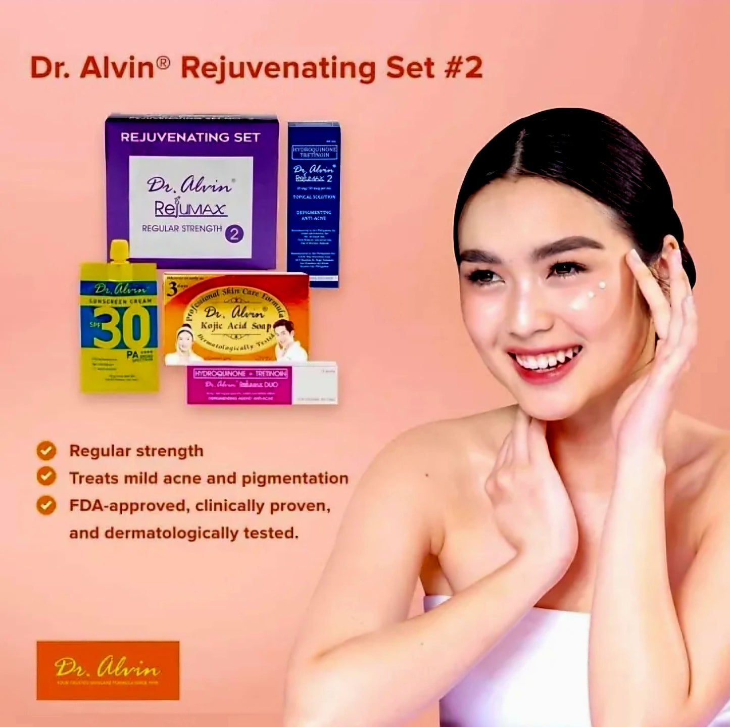 Dr. Alvin REJUMAX SET No.2 (Regular Strength) (PURPLE)