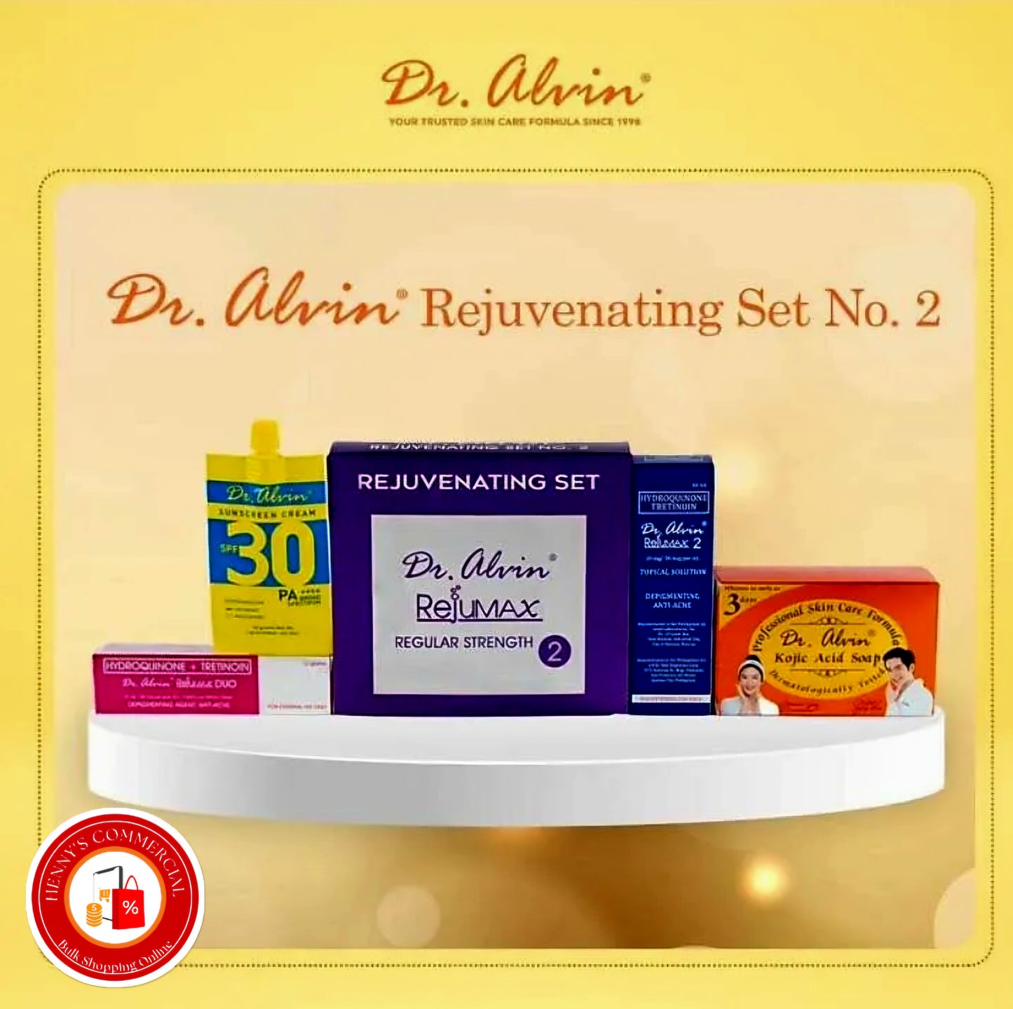 Dr. Alvin REJUMAX SET No.2 (Regular Strength) (PURPLE)