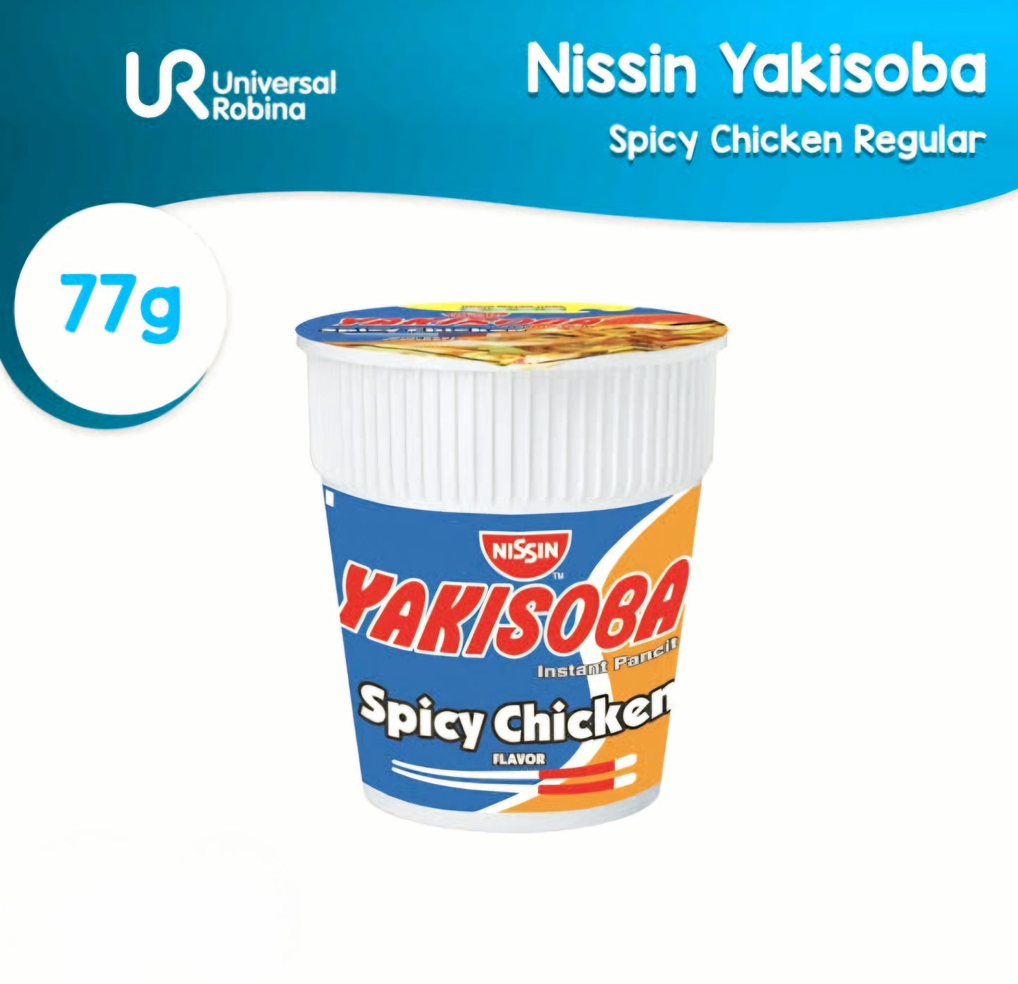 Nissin Yakisoba Instant Pancit in a Cup SPICY CHICKEN 77g