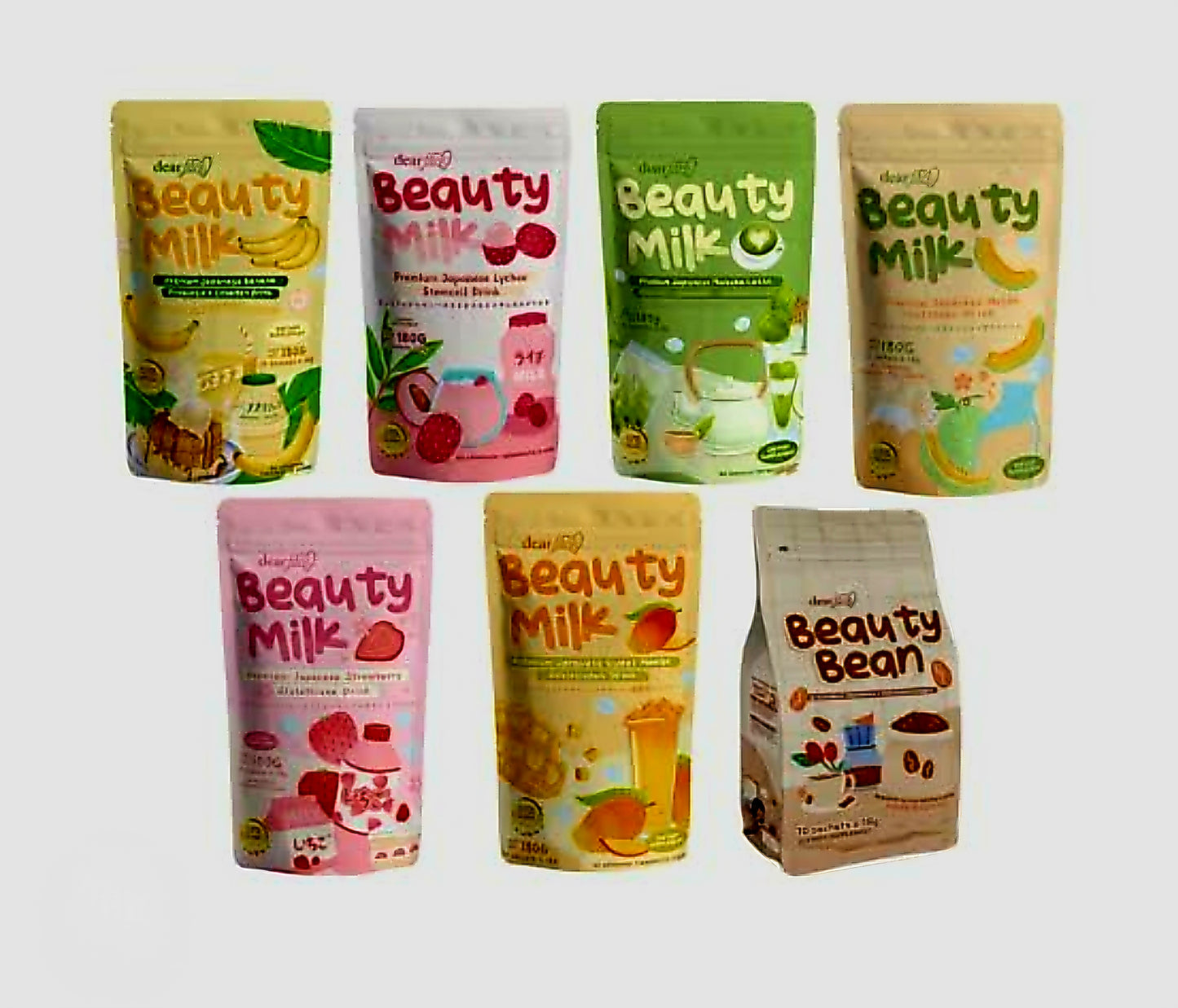 DF Japanese Beauty Milk MELON 18g×10sachets