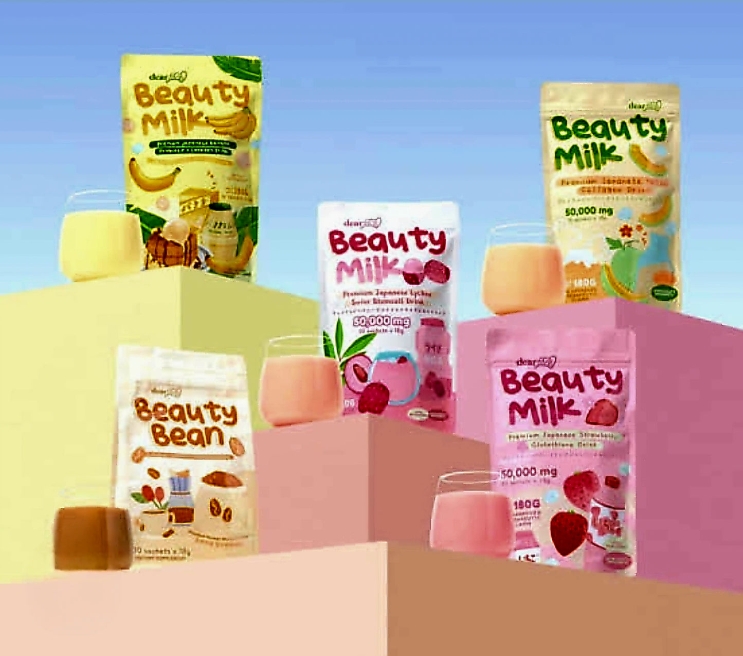 DF Japanese Beauty Milk MELON 18g×10sachets