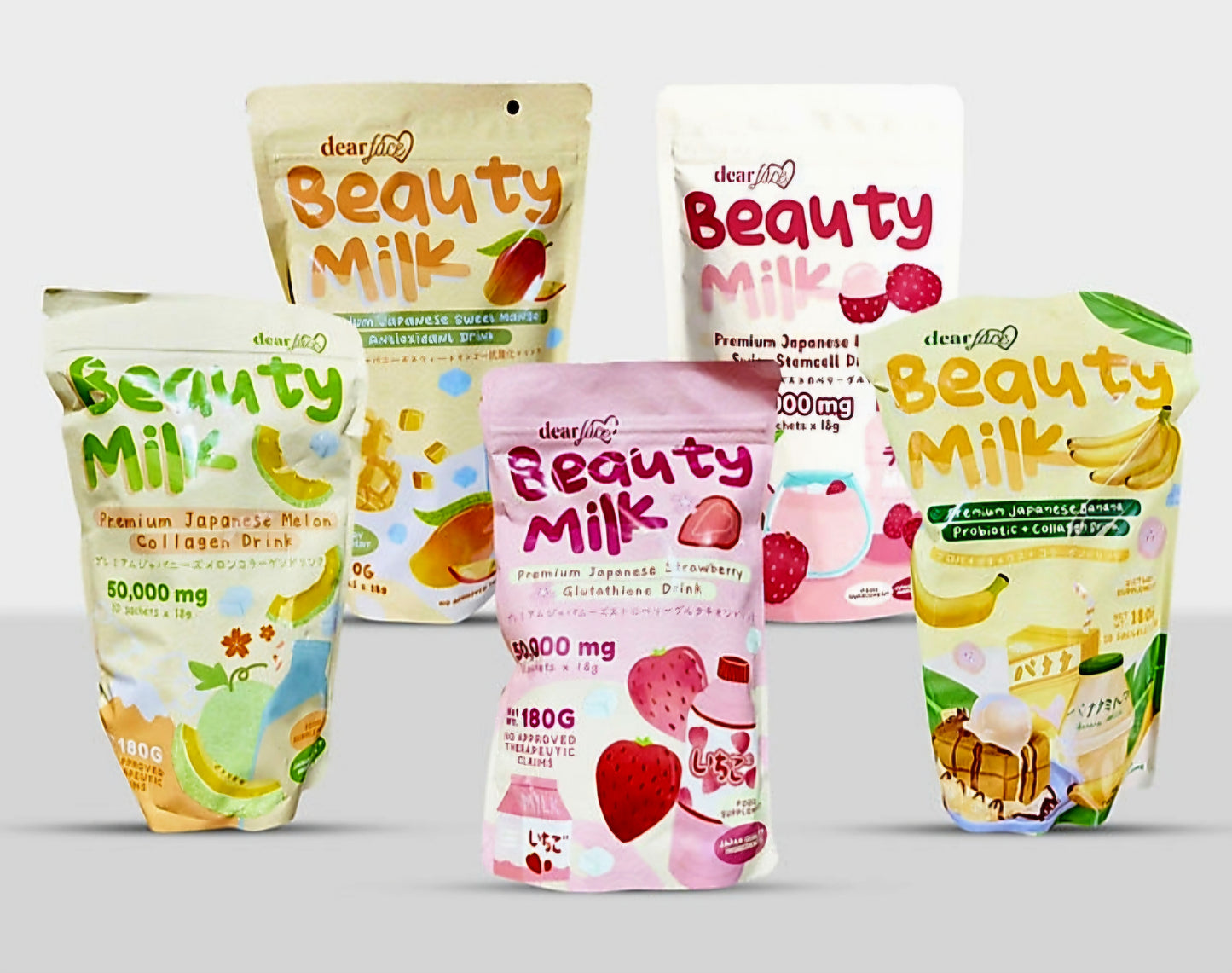 DF Japanese Beauty Milk MELON 18g×10sachets