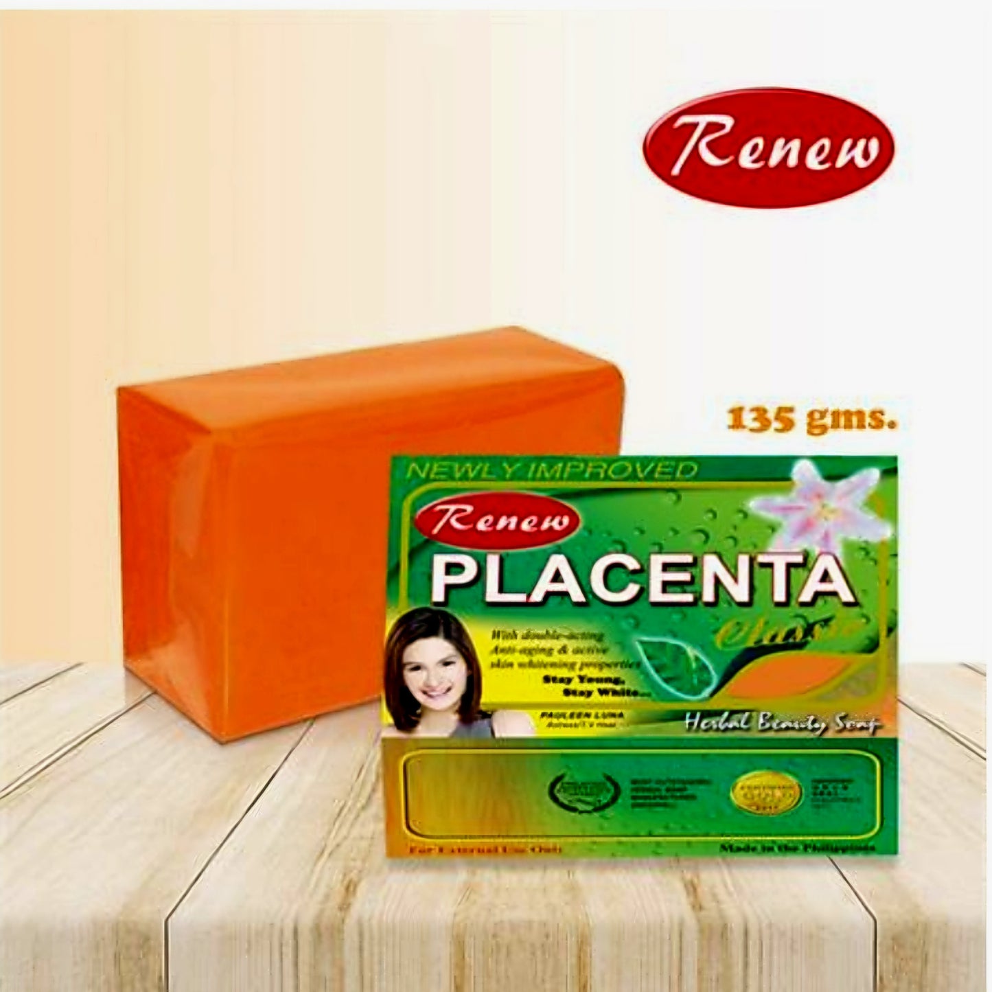 Renew PLACENTA Herbal Whitening Soap 135g