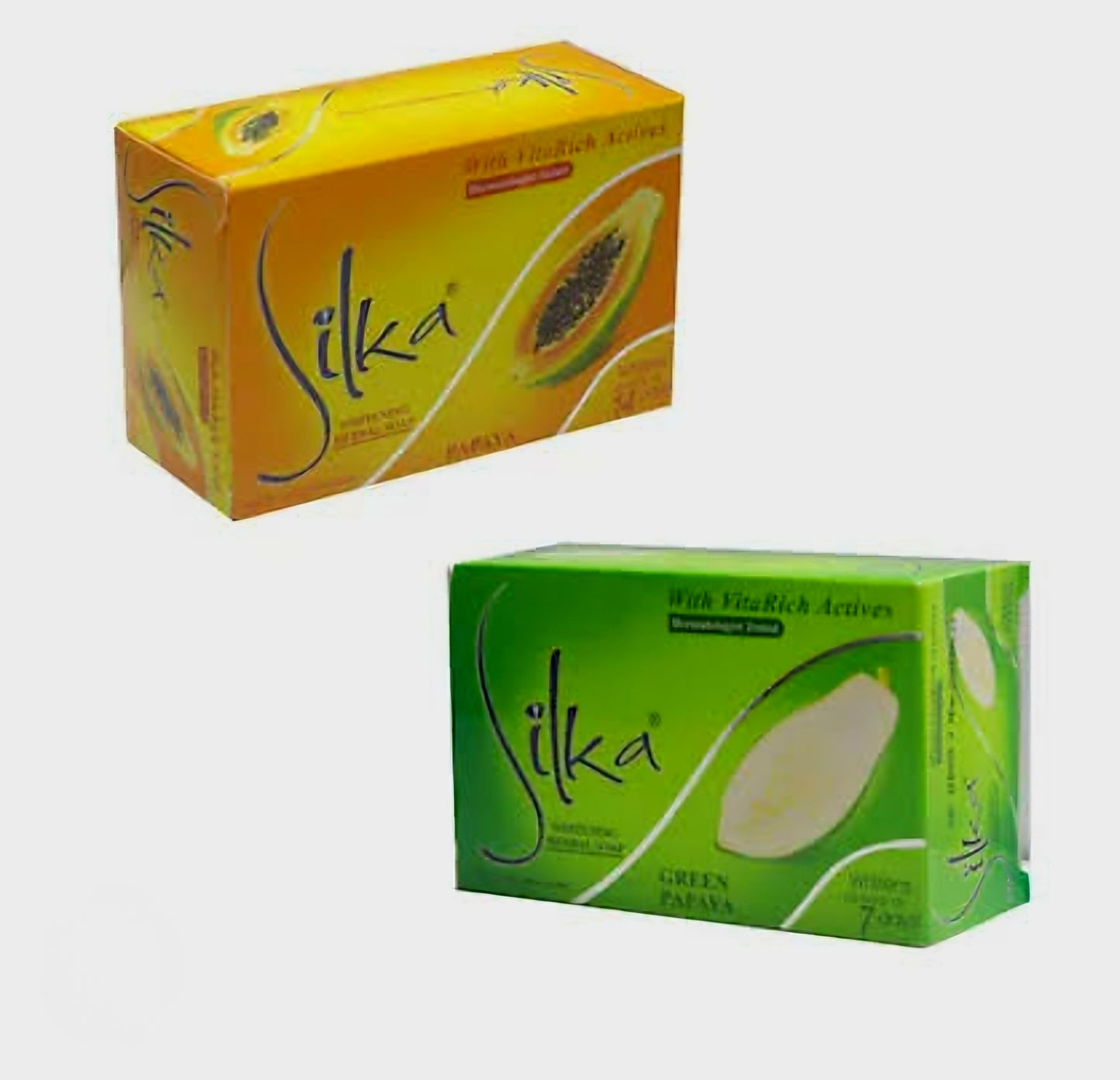 Silka GREEN PAPAYA Whitening Herbal Soap 135g