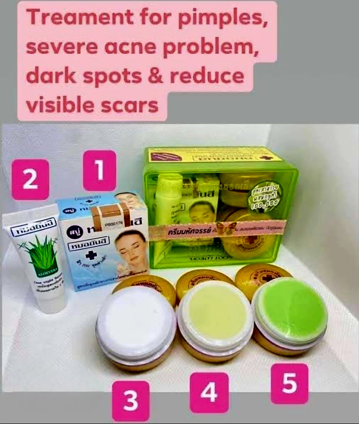 Dr.YAHNEE Anti-Acne Set (GREEN) Acne Remover