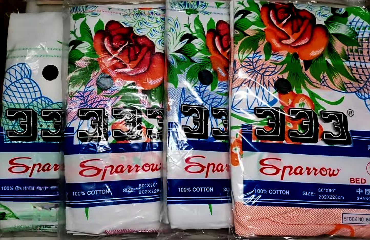 333 Sparrow Blanket DOUBLE SIZE (Filipino Traditional Blanket/Bedsheet) Random Colors