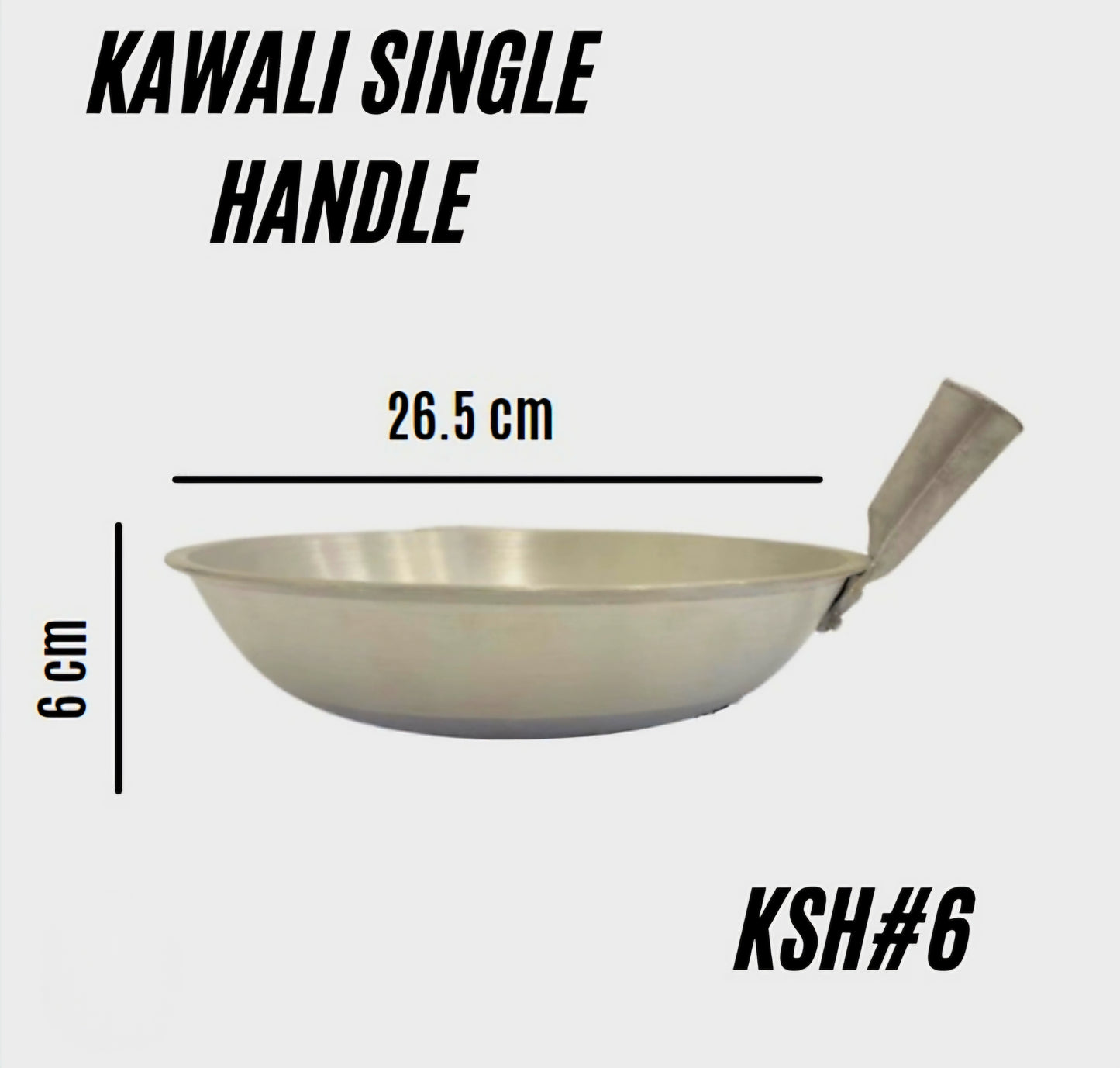 KAWALI Aluminum SINGLE HANDLE SIZE #5 (29.21cm)