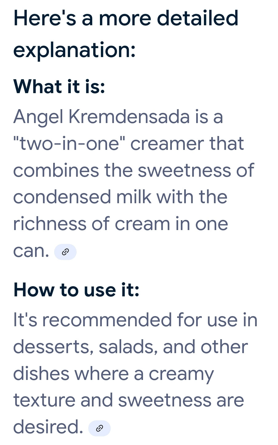 ANGEL KREMDENSADA Sweetened Thick Creamer 410ml