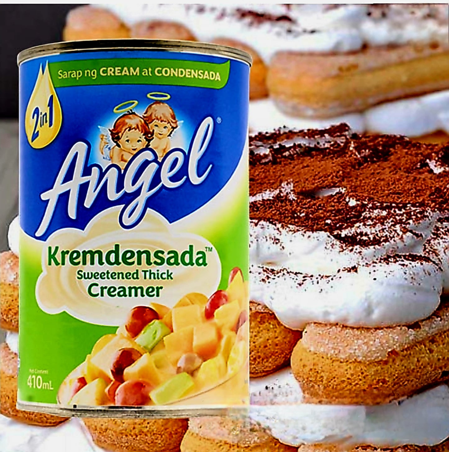 ANGEL KREMDENSADA Sweetened Thick Creamer 410ml