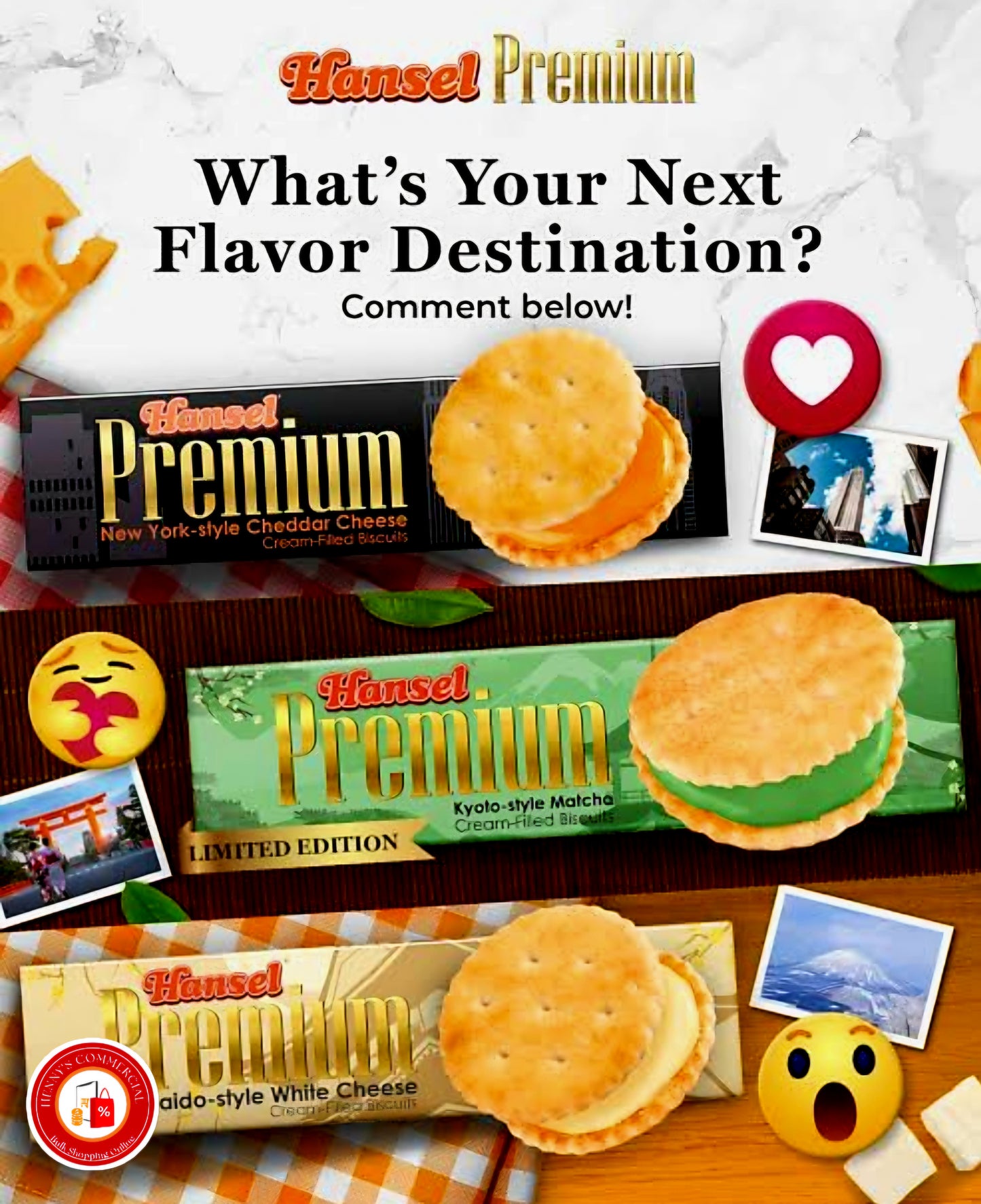 Hansel PREMIUM New York Style Cheddar Cheese 125g