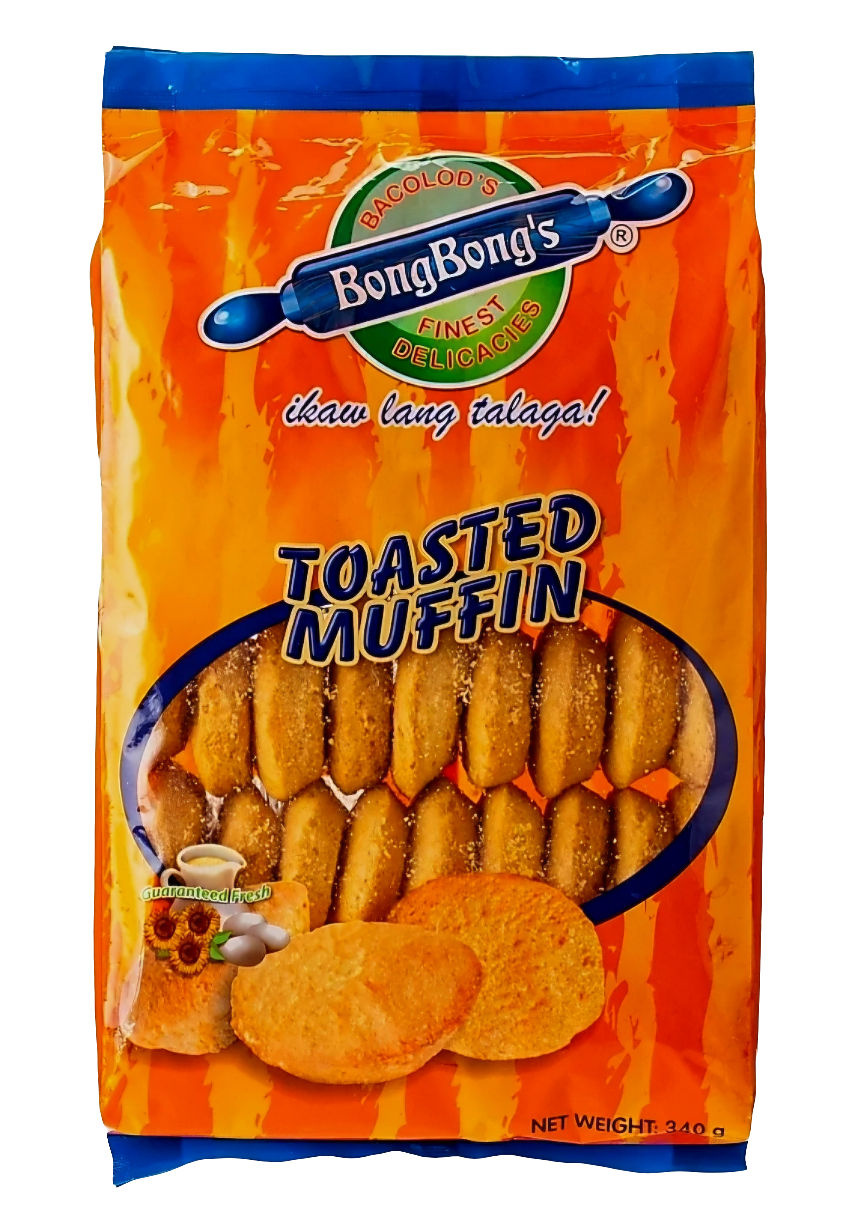 Bongbong's TOASTED MUFFIN 5pcs LARGE PACK 340g