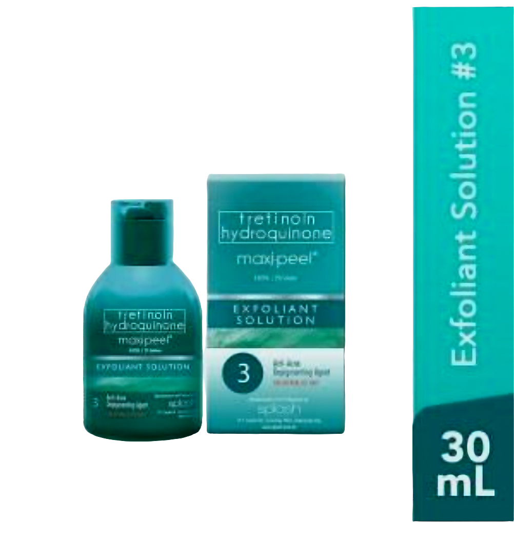 MAXIPEEL Exfoliant Solution NO.3 60ml with FREE 15g Sunscreen Protection