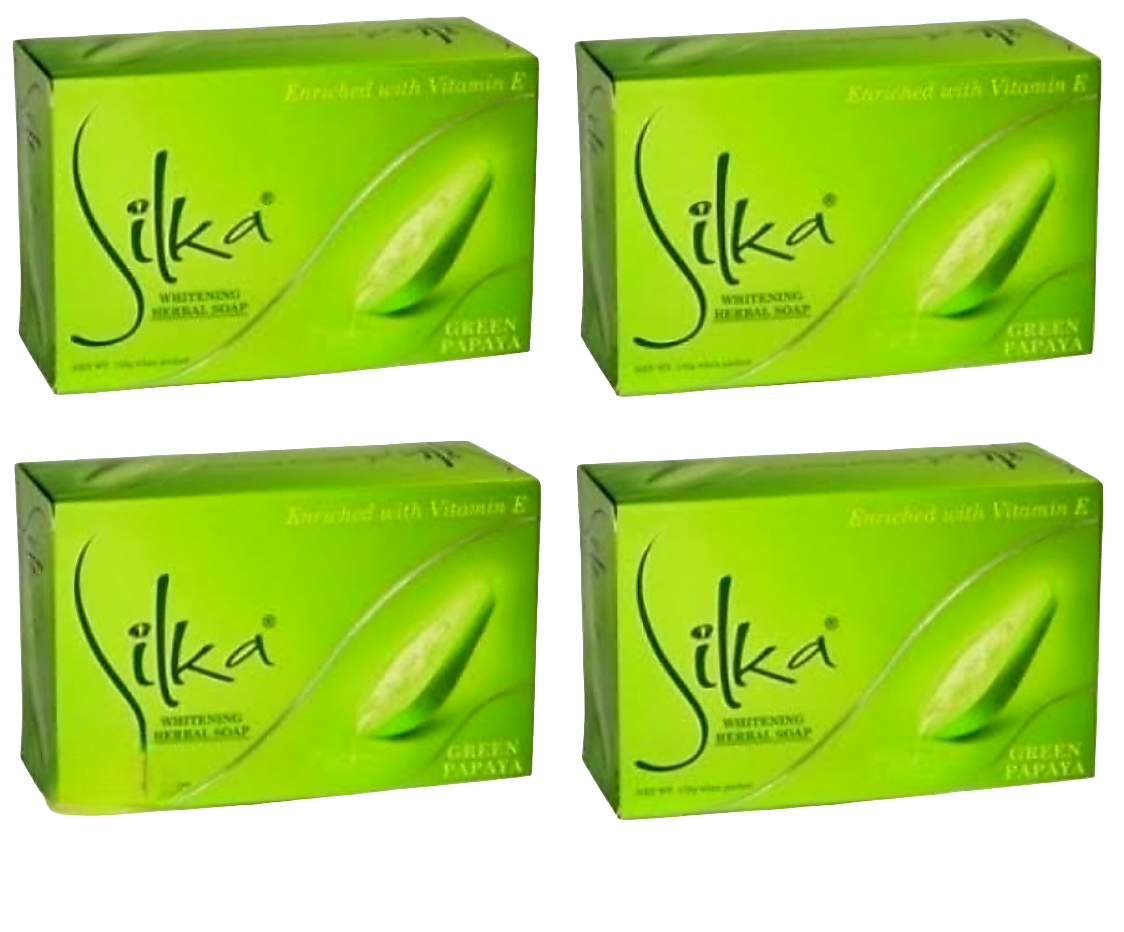Silka GREEN PAPAYA Whitening Herbal Soap 135g