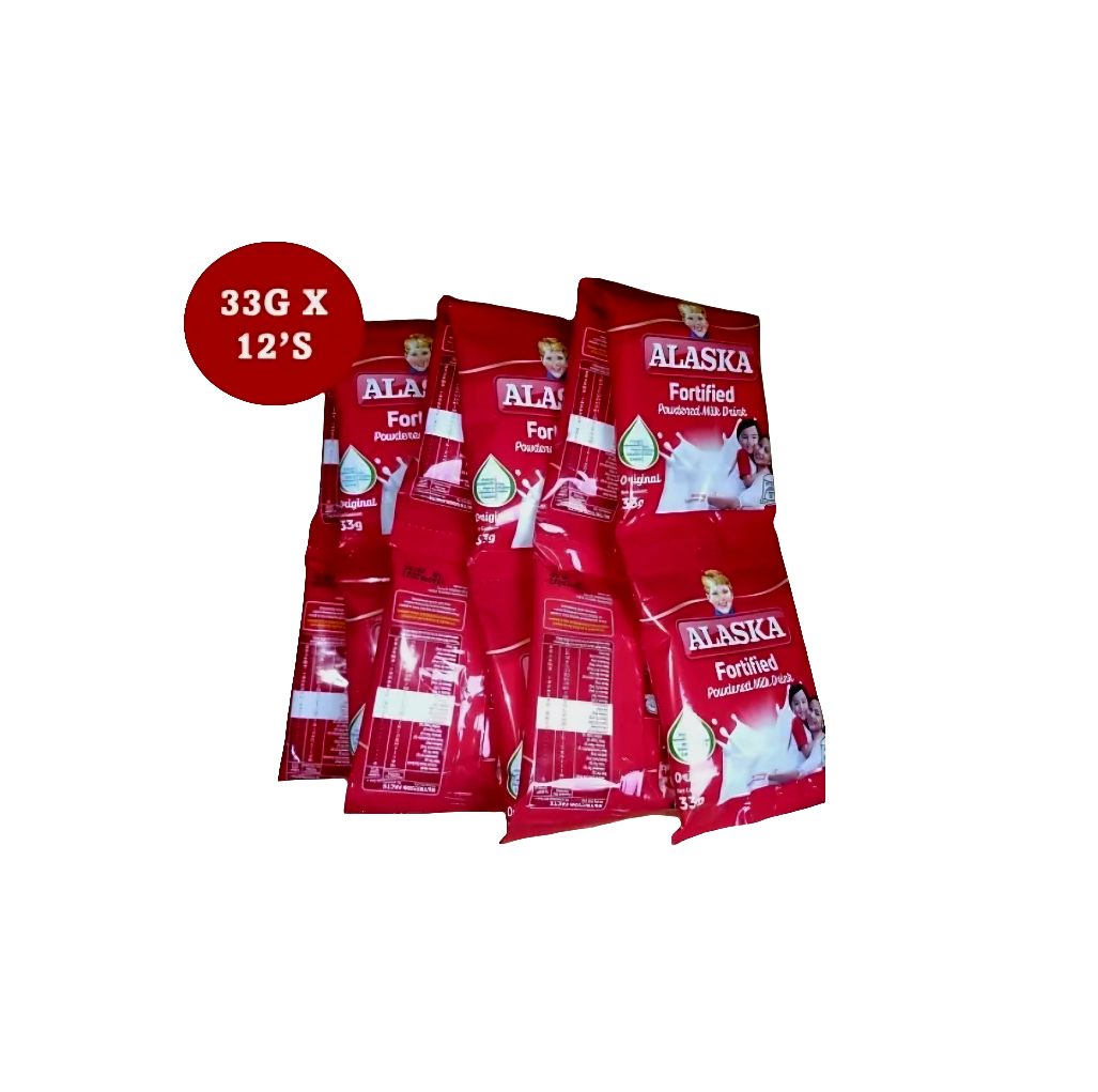 Alaska Powdered Milk 33g × 6's (HANGER)