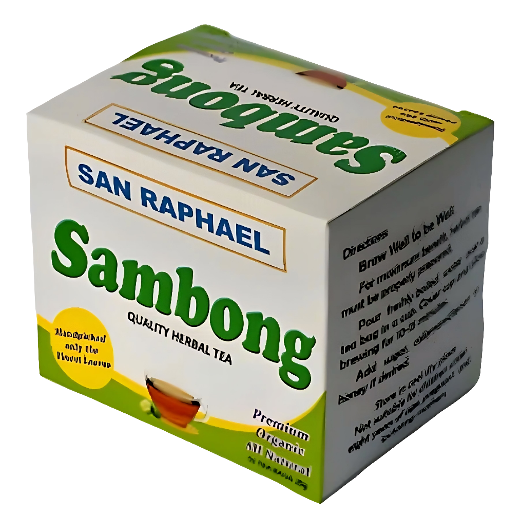 San Raphael SAMBONG Herbal Tea 16 Teabags (LARGE PACK)