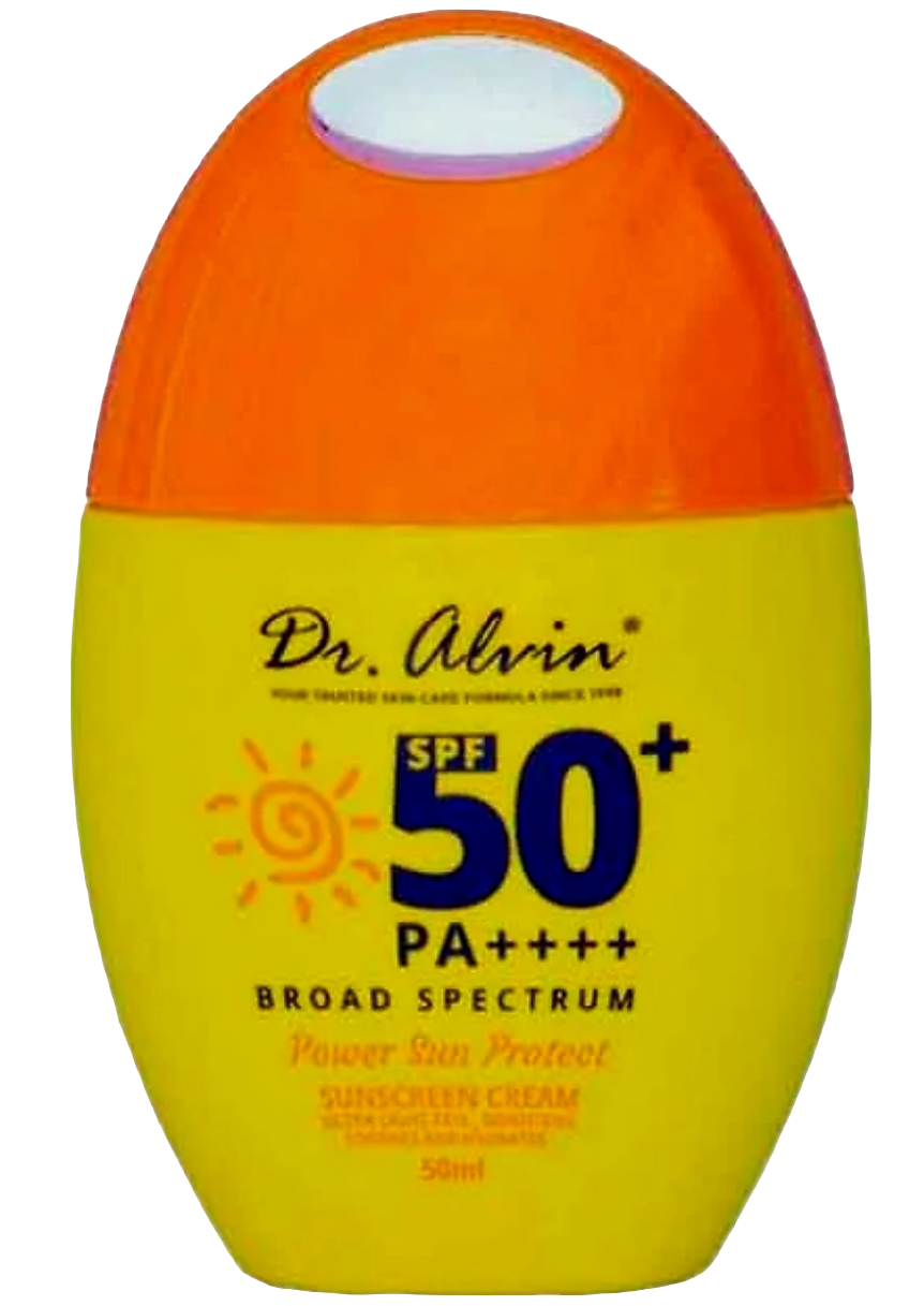 Dr. Alvin SPF50 Sunscreen Lotion 50ml with KEYRING