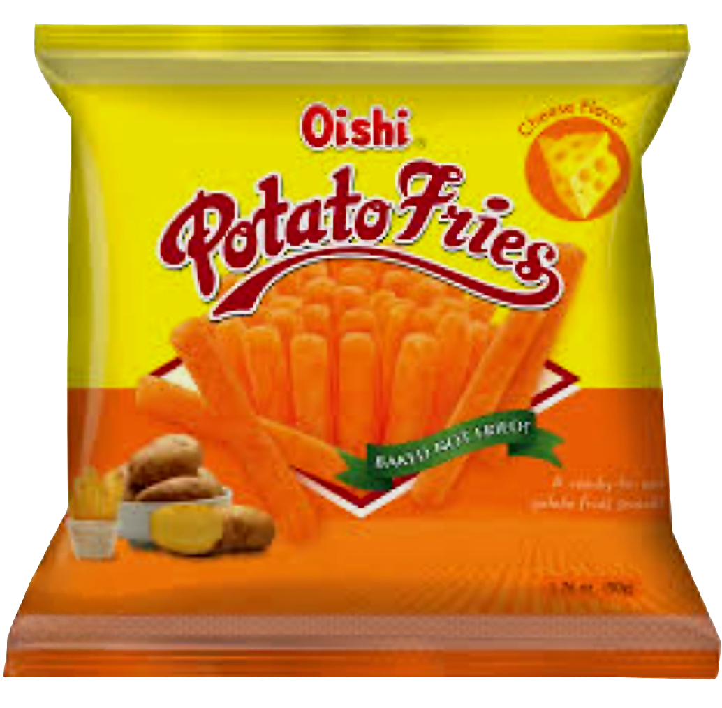 Oishi Potato Fries CHEESE Flavor 50g