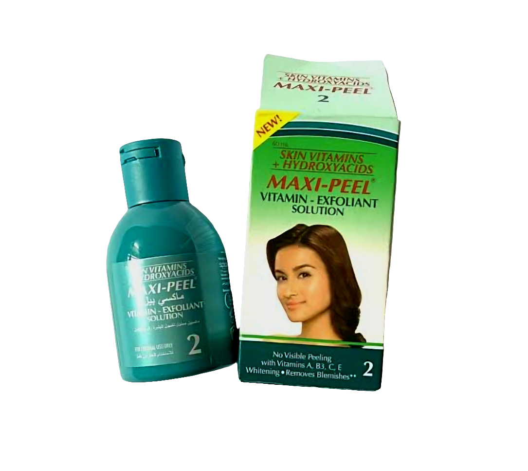MAXIPEEL Exfoliant Solution NO.2 60ml with FREE 15g Sunscreen Protection