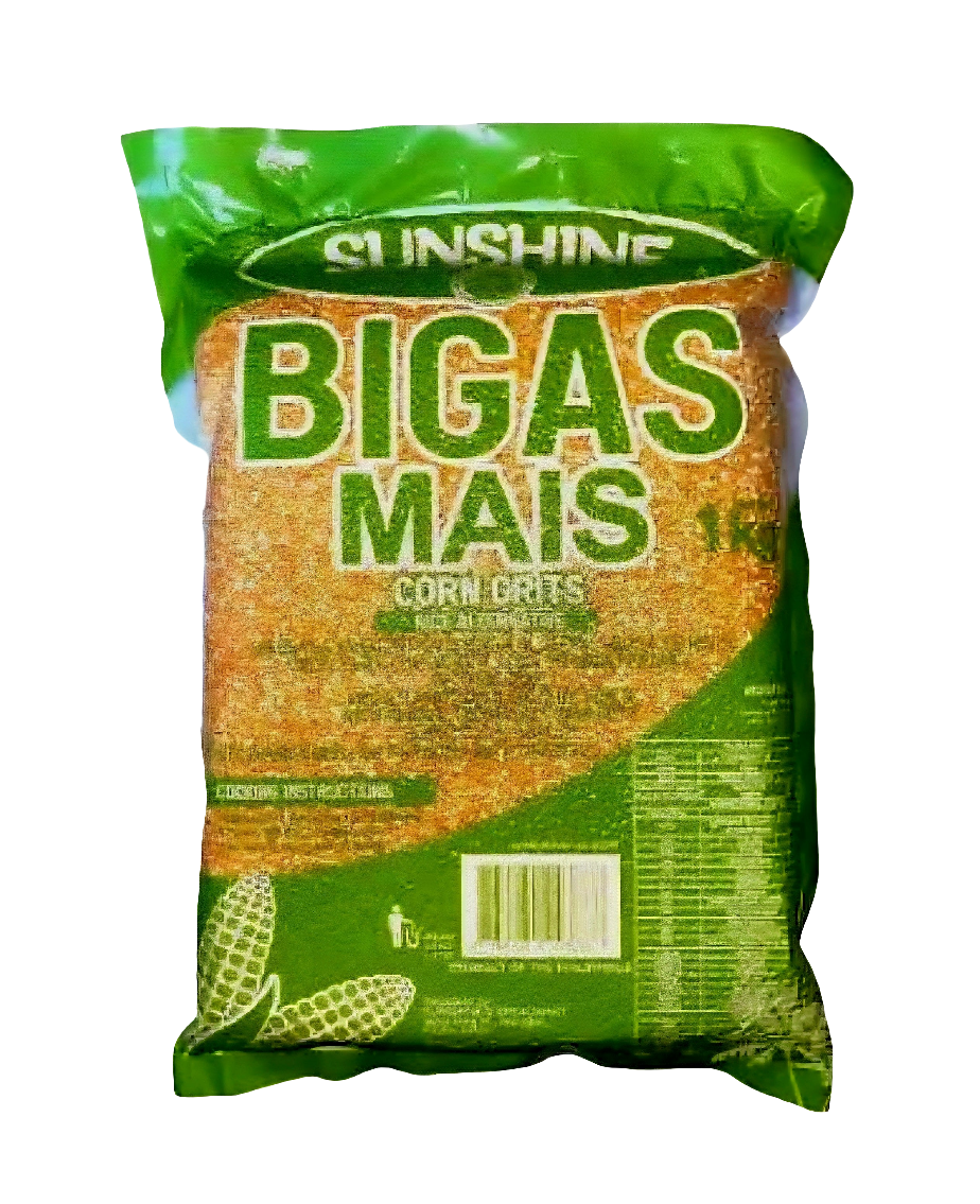 Sunshine MAIS BIGAS (Yellow) Corn Grits 1-KILO Bag