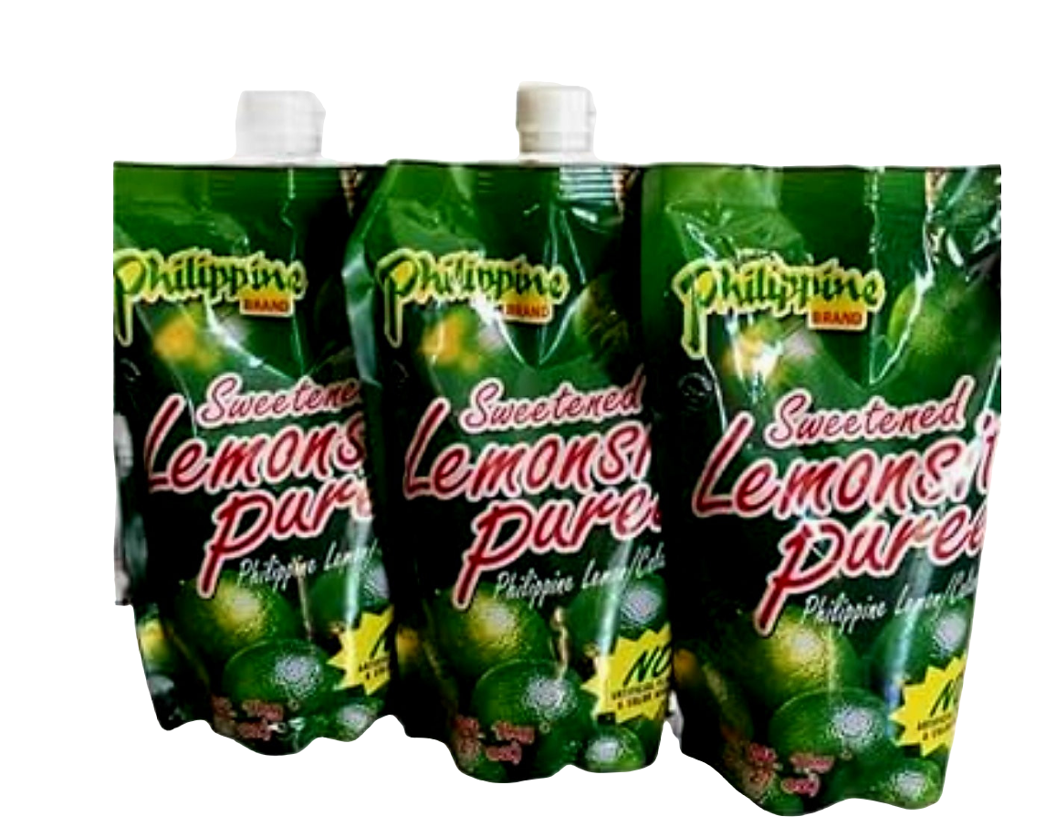 Philippine Brand Sweetened LEMONSITO PUREE 1-kilo Resealable Pouch