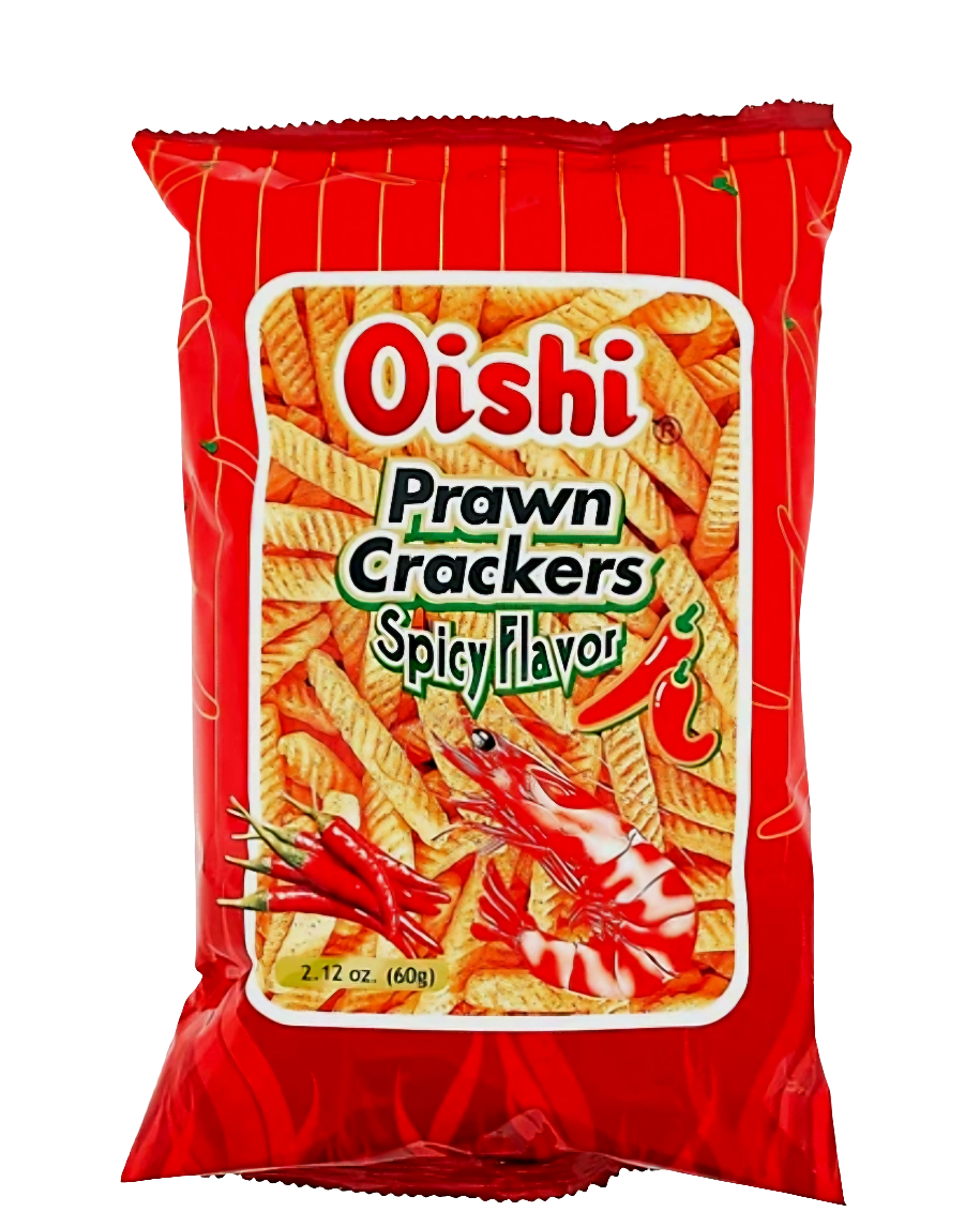 Oishi Prawn Crackers SPICY FLAVOR 90g