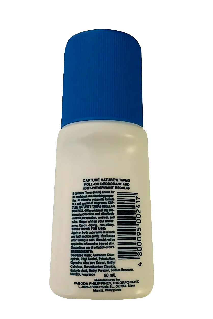 Nature's Tawas REGULAR Deodorant Roll-On 50ml