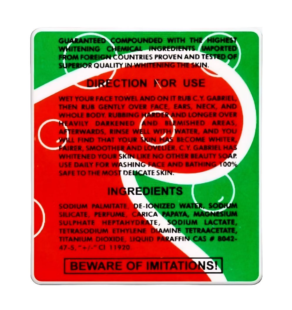 C.Y. GABRIEL Original Papaya Genuine Whitening Beauty Soap 60g