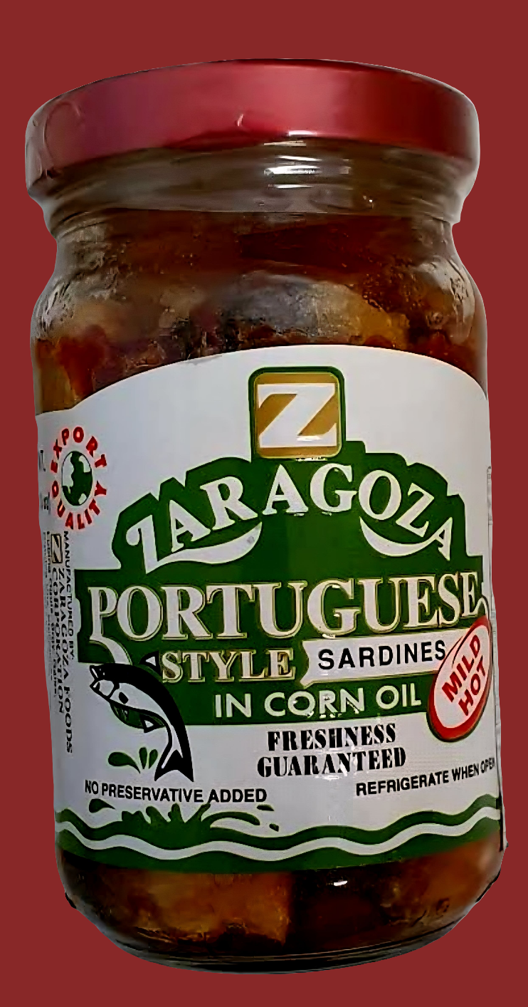 ZARAGOZA Portuguese Style Sardines in Corn Oil 220g (MILD HOT)