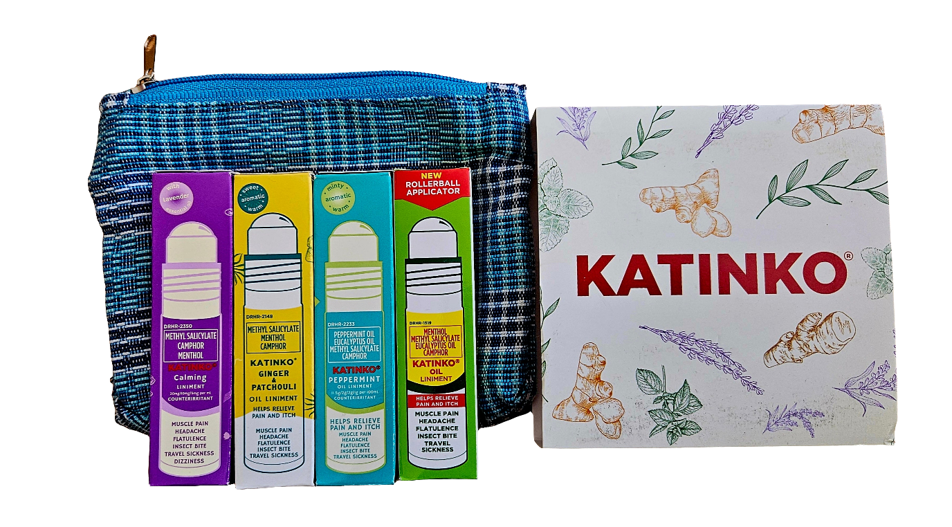 KATINKO Roll-On 4-Variant Gift Set in POUCH