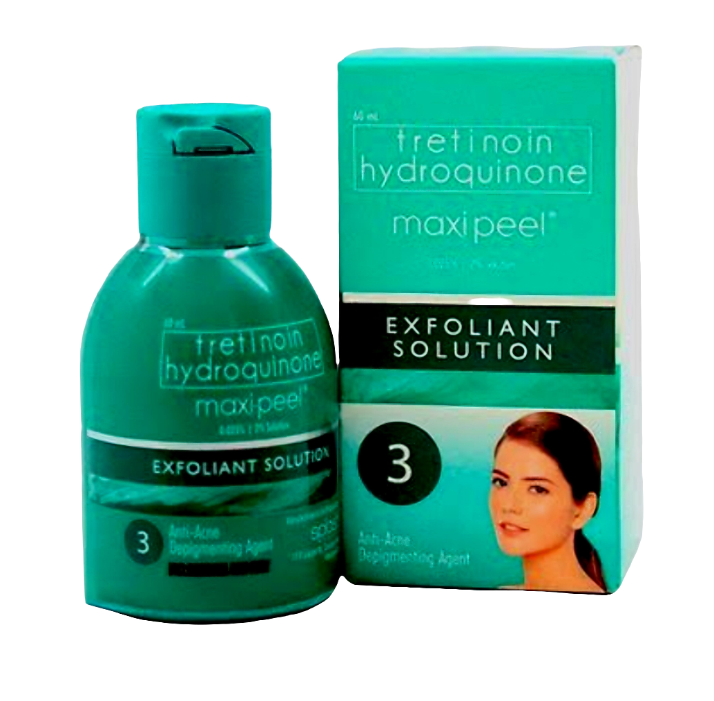MAXIPEEL Exfoliant Solution NO.3 60ml with FREE 15g Sunscreen Protection