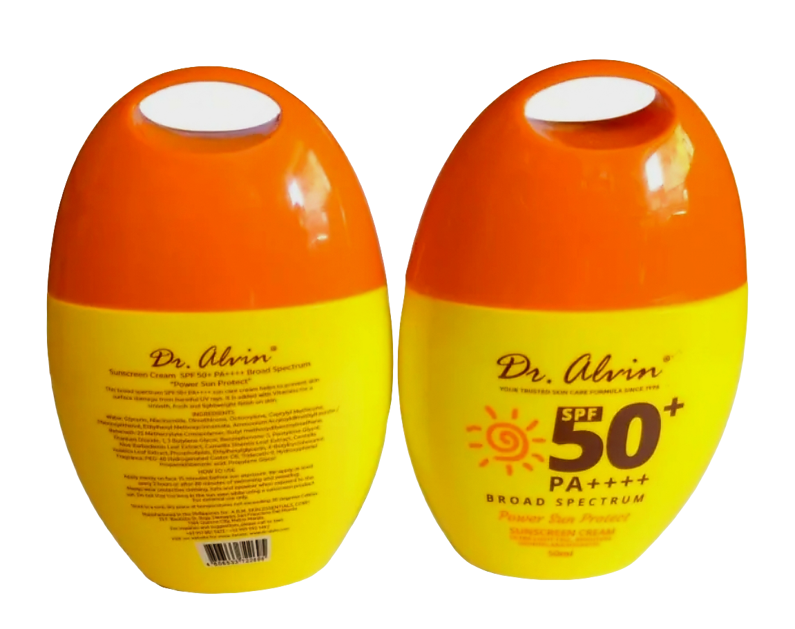 Dr. Alvin SPF50 Sunscreen Lotion 50ml with KEYRING