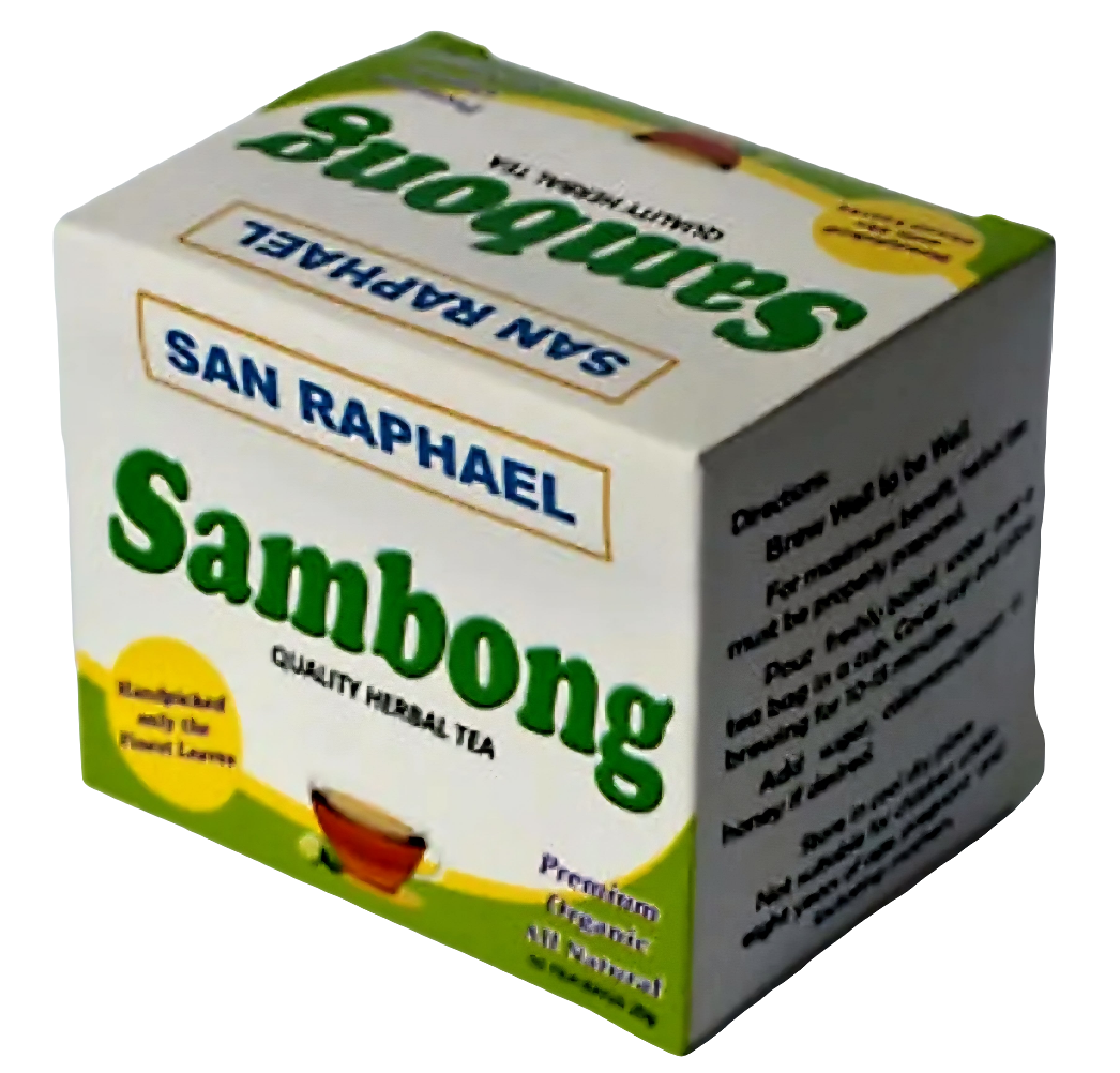 San Raphael SAMBONG Herbal Tea 16 Teabags (LARGE PACK)