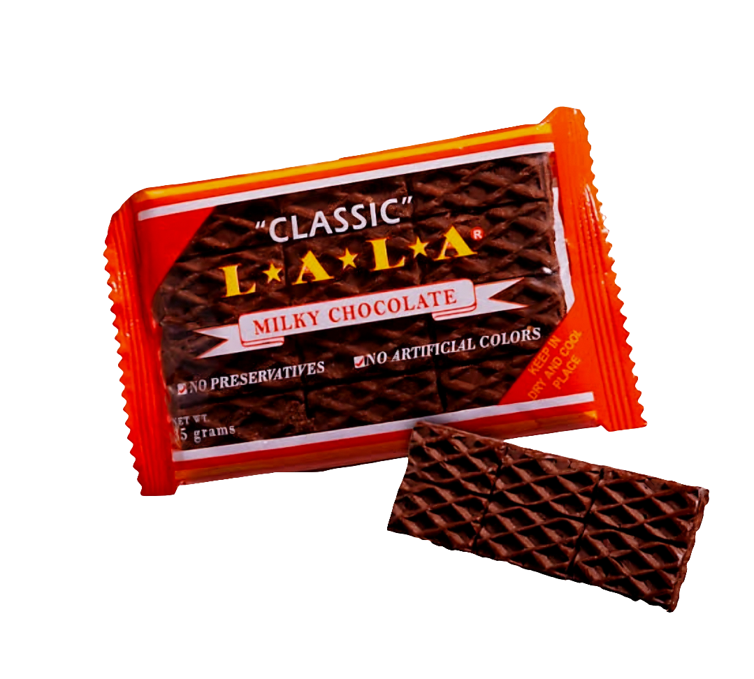 LALA CLASSIC Chocolate Pastillas 35g×12's